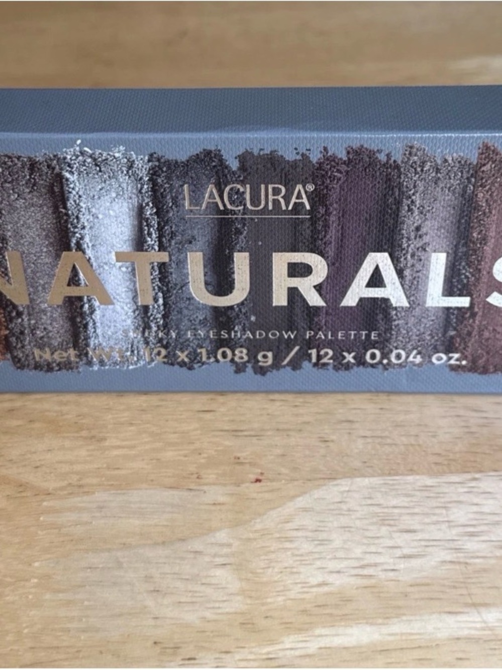 NEW Lacura Naturals SMOKY Eyeshadow Palette 12 Shades in Box